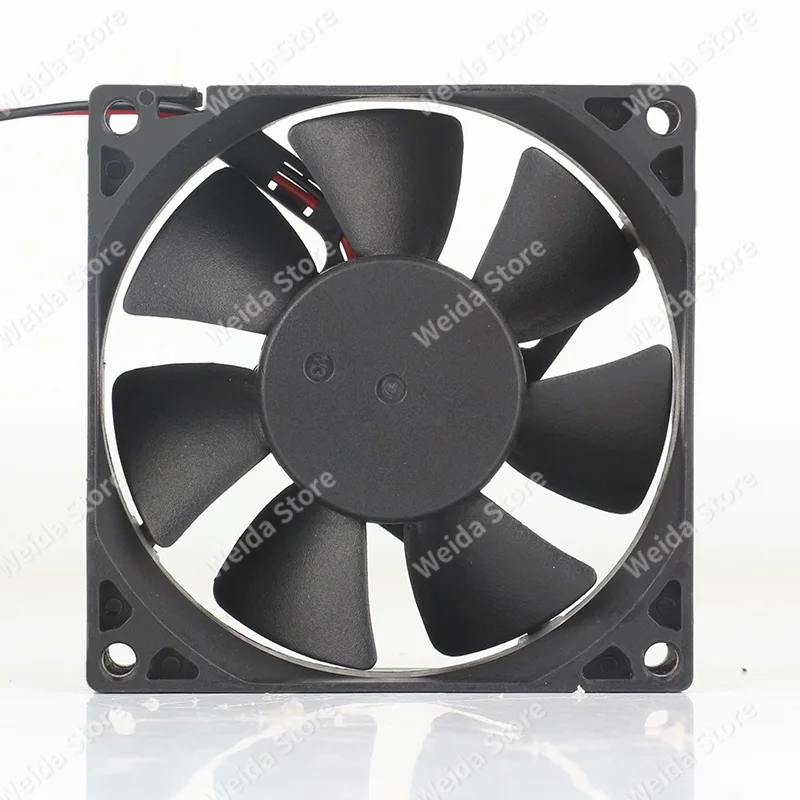 ADDA 5V 12V 48V 8025 8CM 80X80X25MM inverter chassis Super quiet high speed 2-wire AD0824LS-A70GL AC EC cooling fan DC 24V 0.09A