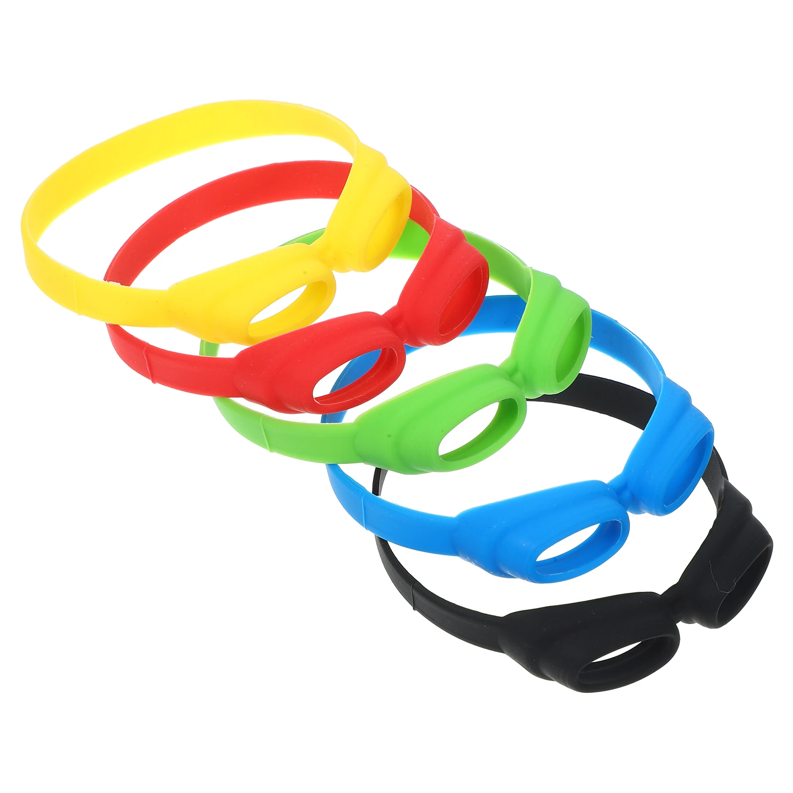 

5 Pcs Decor Tools Glass Marker Silicone Cup Bottle Party Accessories Reusable Charms Gathering Drink Markers Decorative