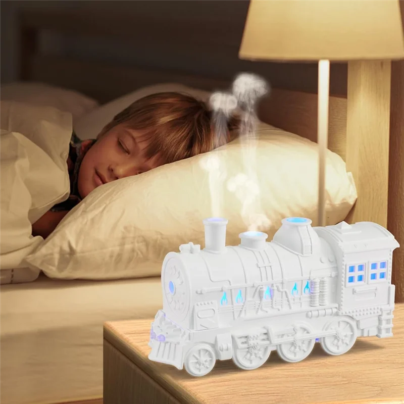 CKFAM-300Ml Train Aromatherapy Diffusers Air Humidifier USB Mist Humidifier Essential Oil Retro Difusor Steam Train Diffuser