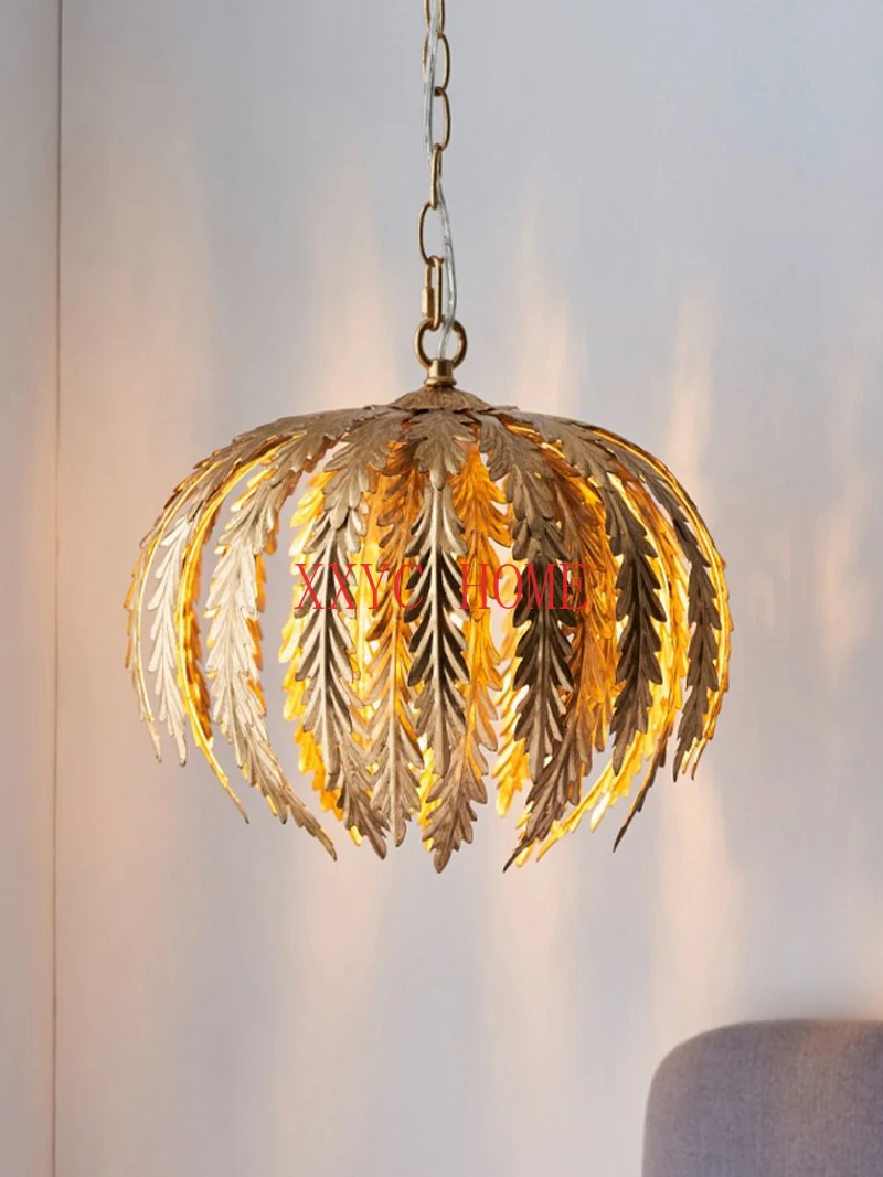 

French retro chandelier, simple and atmospheric, rural American designer, internet celebrity creative