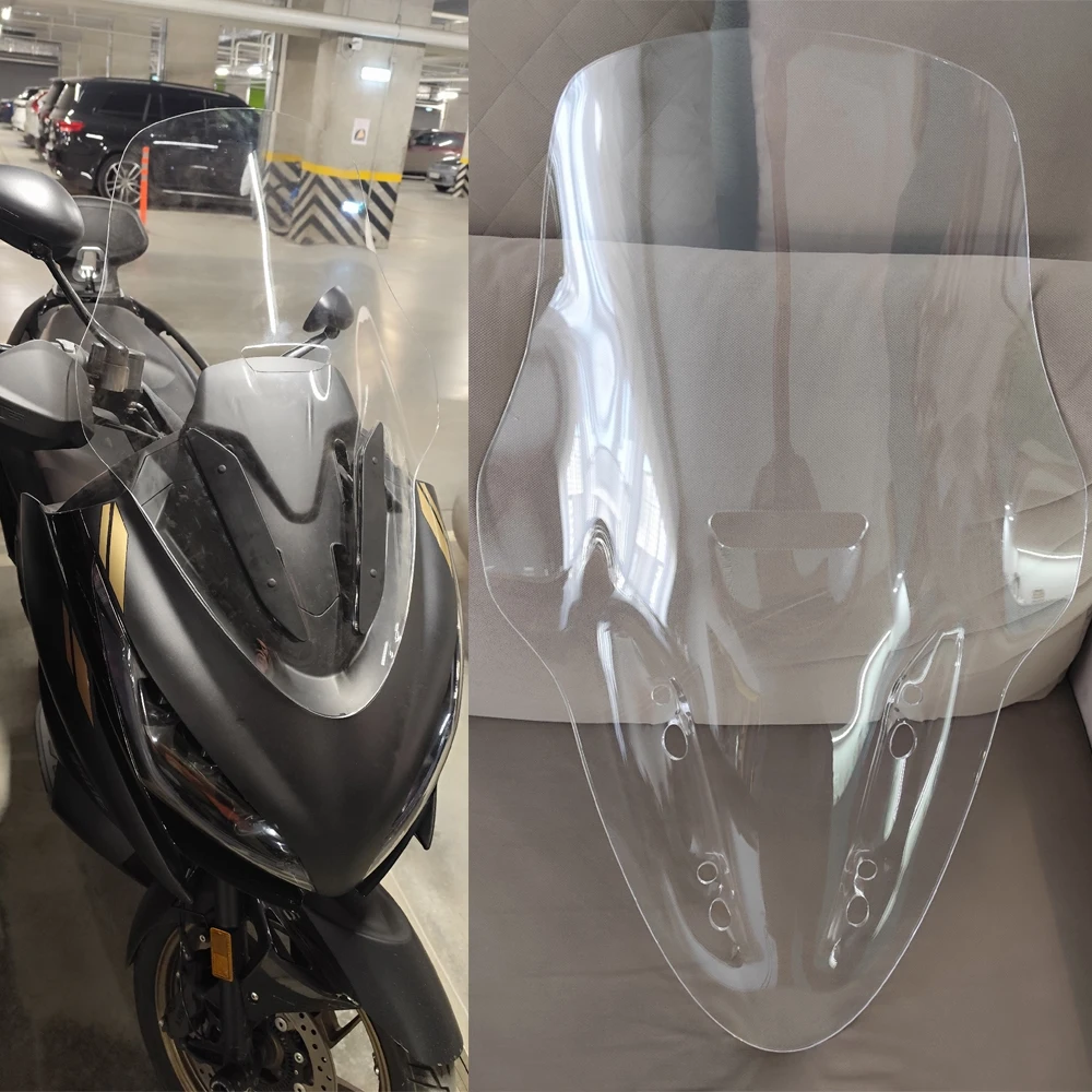 

For Zontes 350E Windscreen 350 E E350 ZT350T-E ZT350E Windshield Wind Deflectors Heightening Screen Visor Motorcycle Accessories