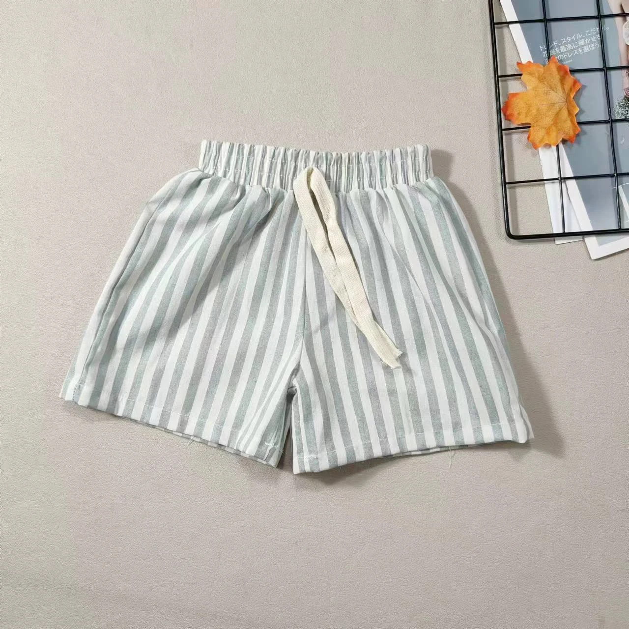 Kinder shorts Kinder hosen Einzelstück Hosen aus reiner Baumwolle Jungen Freizeit hosen Mädchen Shorts Baby jacken Hosen im britischen Stil – Detail 9