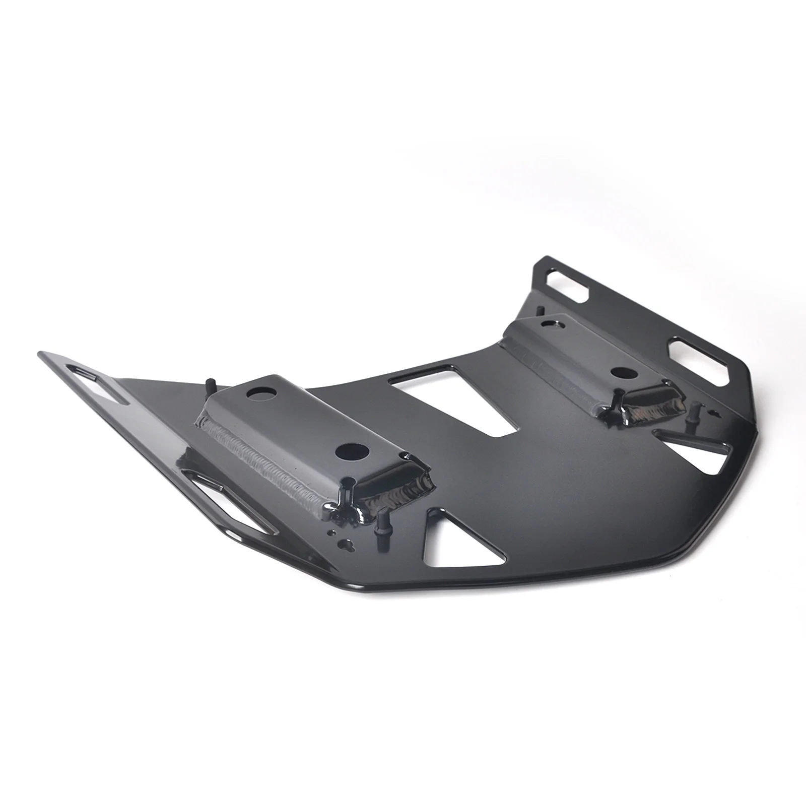 Paniczna rama bagażnika bagażnik tylny bagażnik dla pasażera złote skrzydło Honda GL1800B F6B 2018-2023 ze stopu aluminium czarna — zdjęcie 7