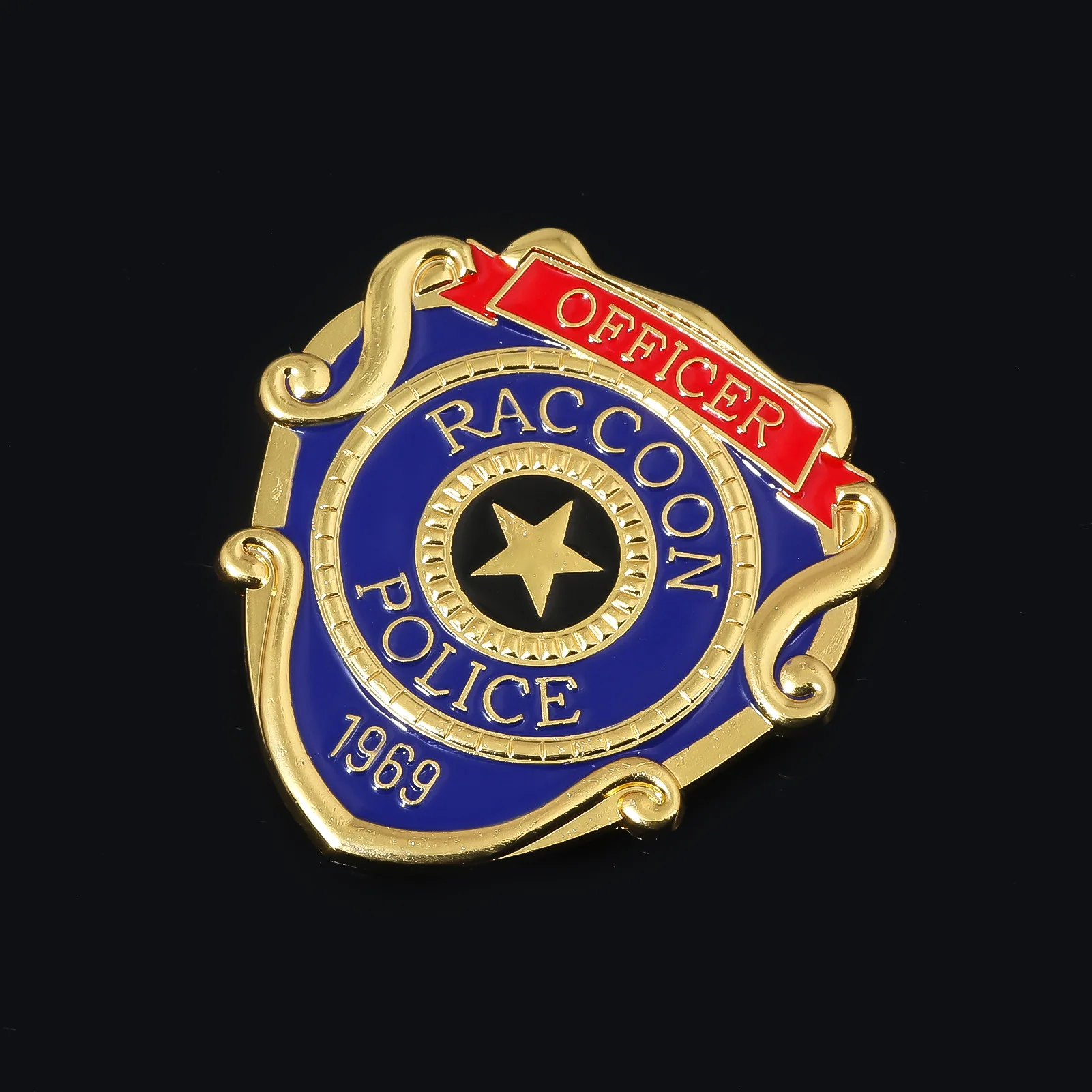 Raccoon Police Department Resident Evil movie badge Enamel Pin brooch jewelry Backpack Decorate