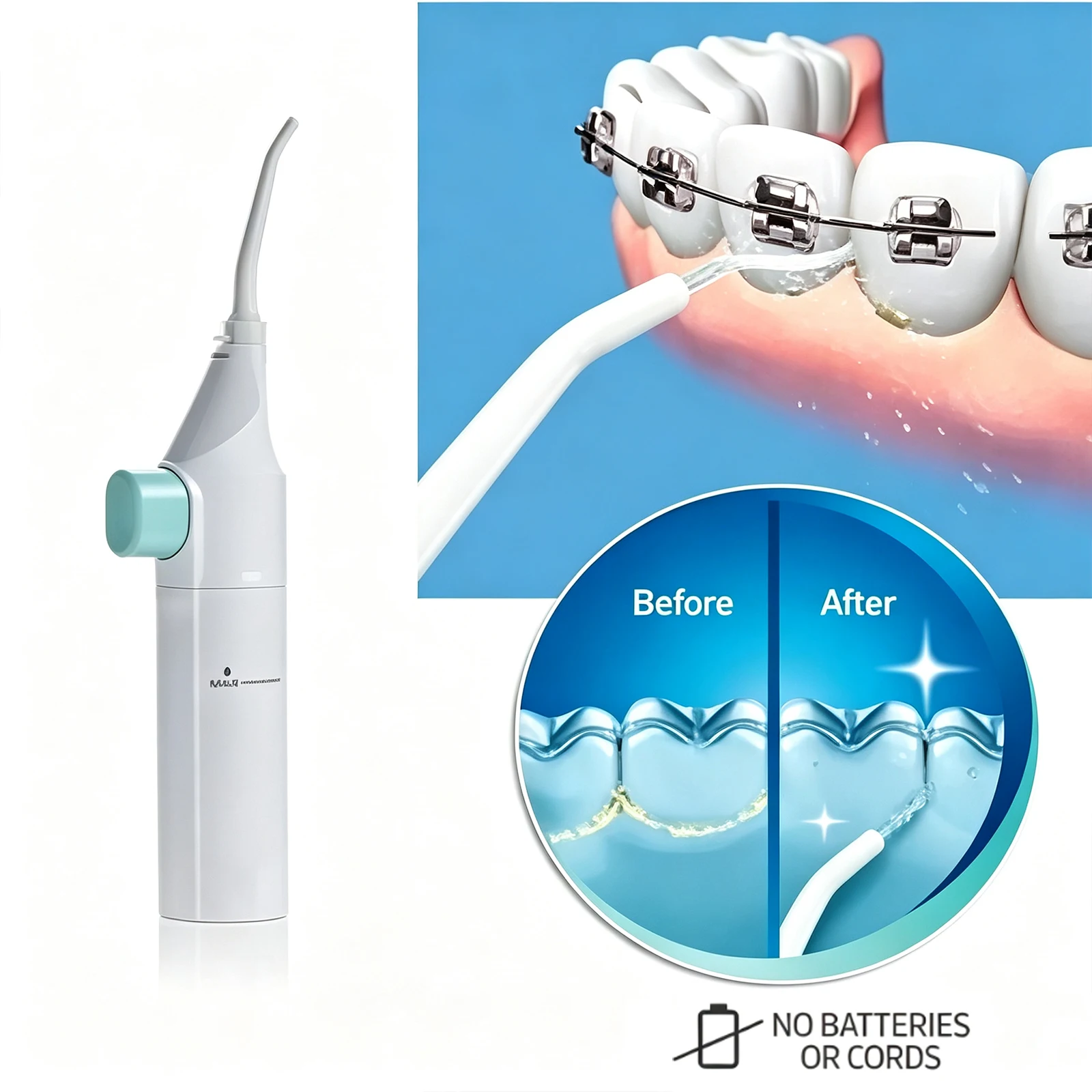 Manual Water Flosser Oral Irri - огляд і ціна Oral Irrigator Flosser