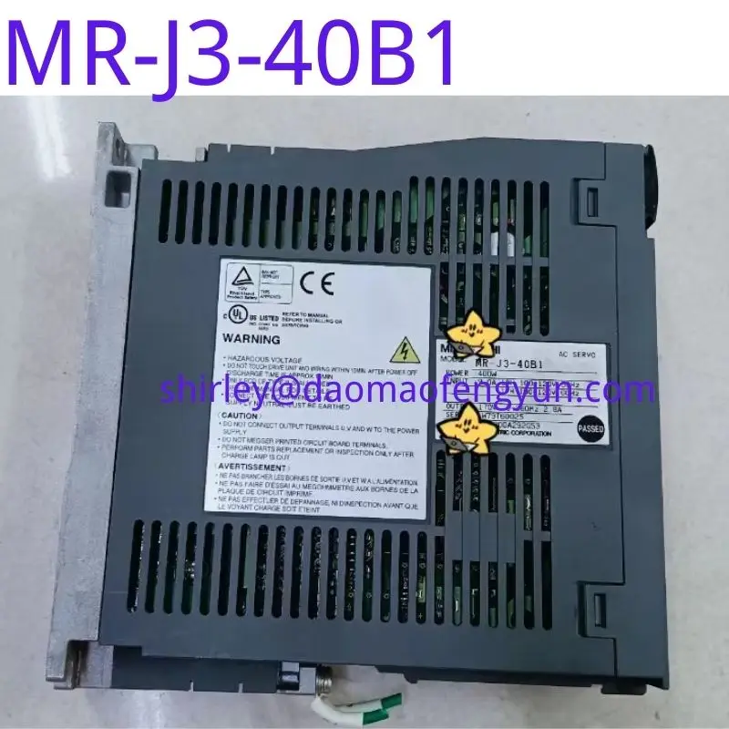 Used  MR-J3-40B1 servo driver 400w function OK