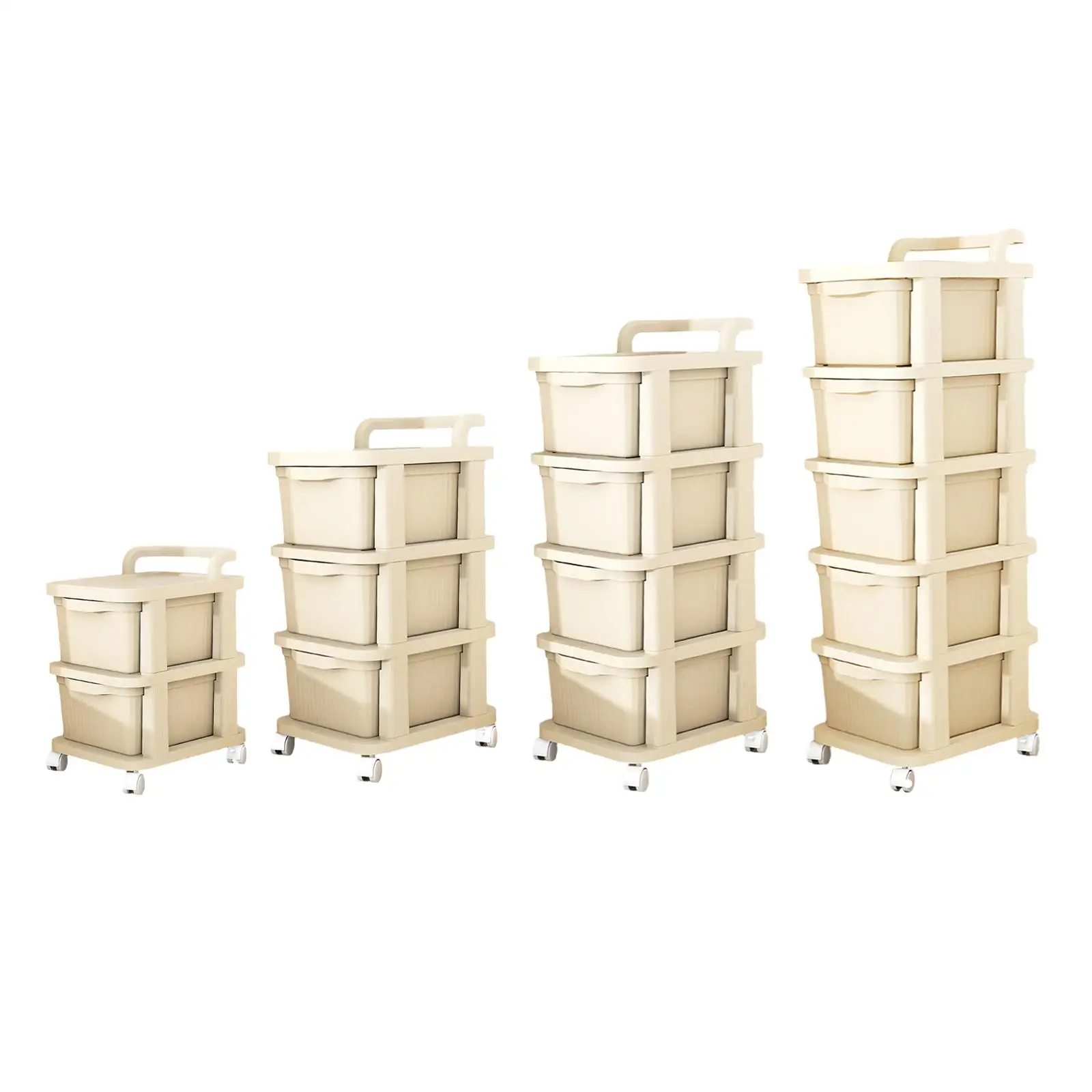 

Storage Drawer Cart with 360° Rotating Wheels Home Organization for Bathroom