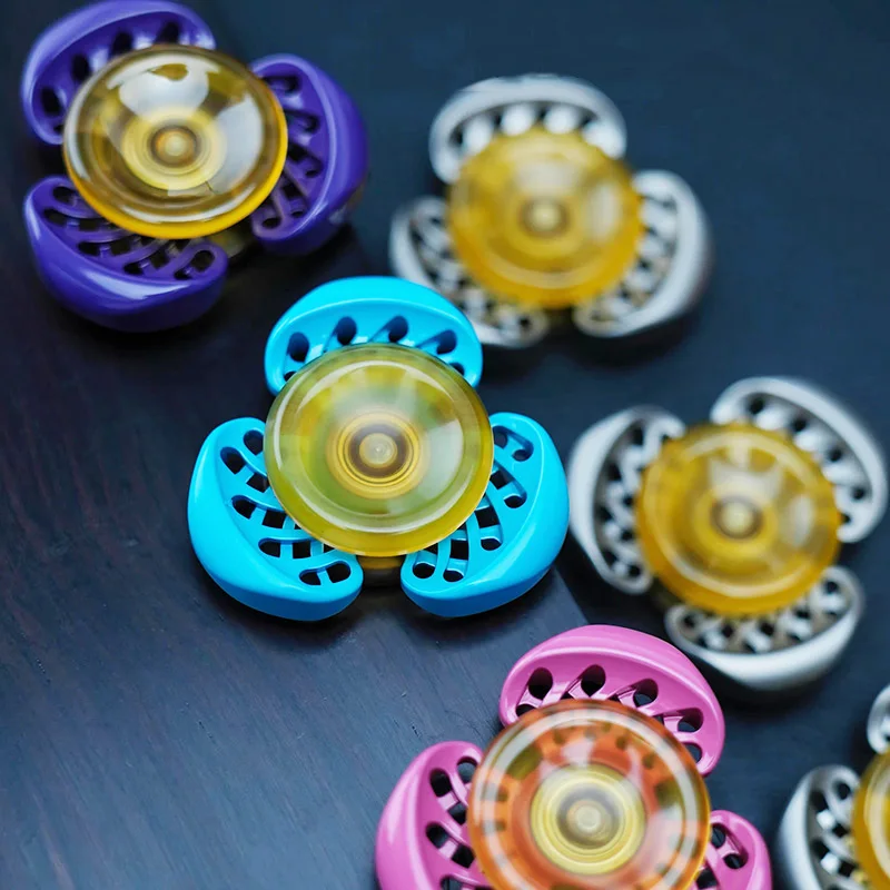Elegante Turbina EDC Spinner a mano Fidget Toys Acciaio inossidabile Punta delle dita Spinner Giocattoli Giocattolo antistress per adulti ADHD Fidget Spinner