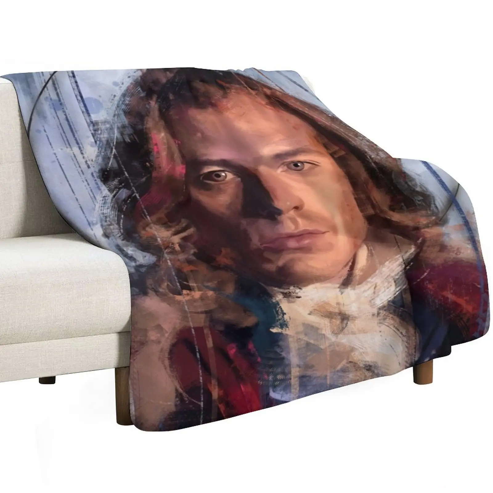 Wolf Hunter Throw Blanket Stuffeds cosplay anime for babies Personalized Gift Bed Fashionable Flannels Blankets