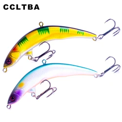 CCLTBA Bent Pecil Bait Wobblers 8.5cm 7g Topwater Lures Surface Dying Rattle Fishing Lures Minnow Baits Bass Trout Lures Tackle