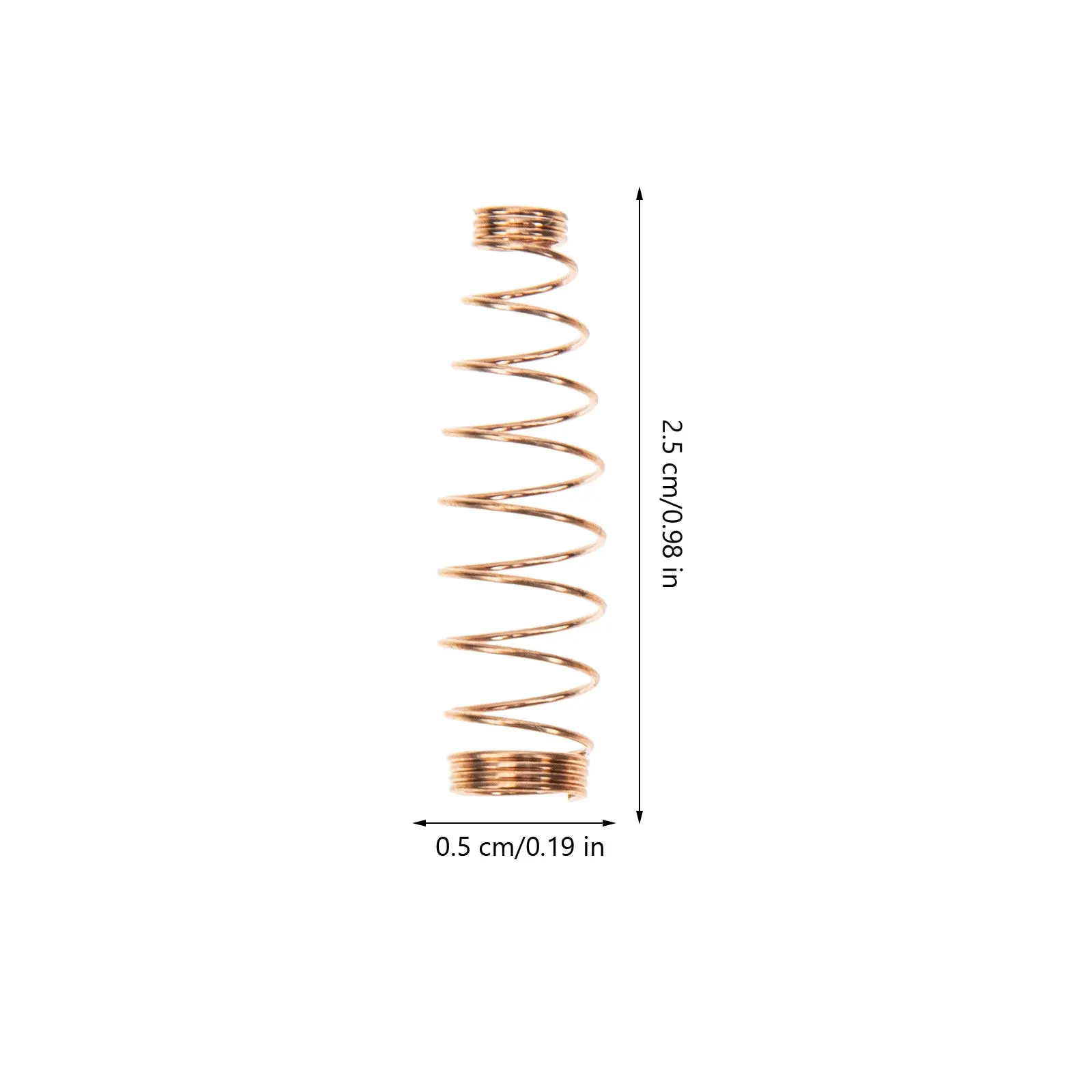 90Pcs Brass Coil Spring Piano Tuning Upright Piano Repair Parts Replacement Wire Springs Instrument Accessories