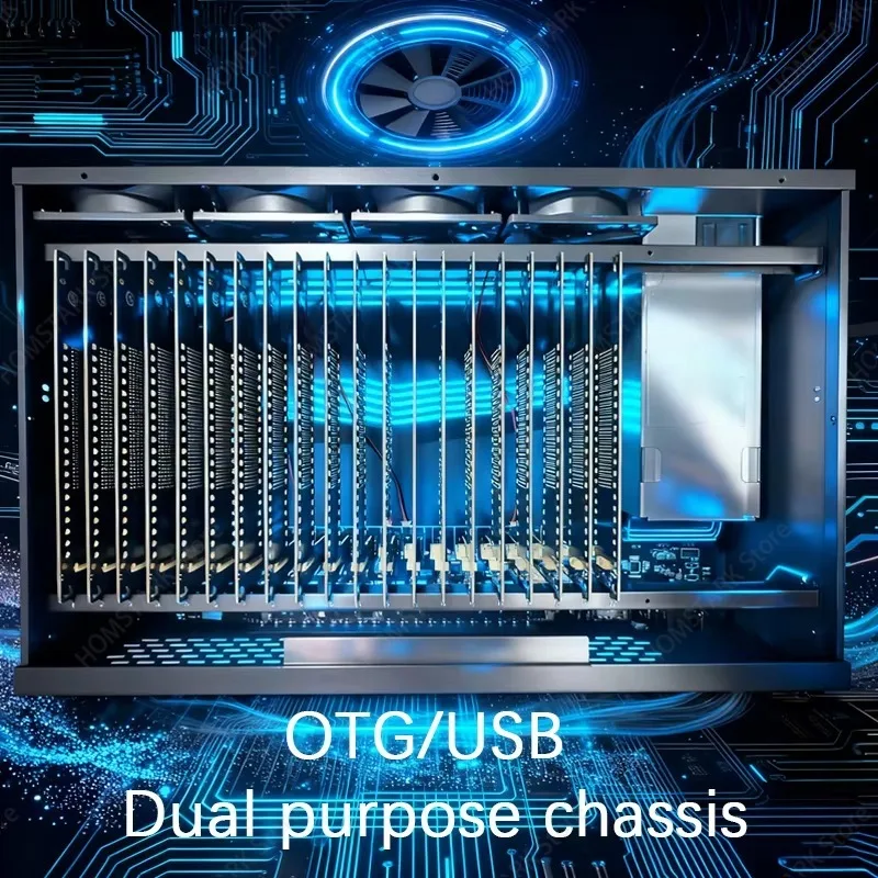 Mobile Mainboard Test Box Kit, 20Pcs Mainboards in One Case, Chassis for Mobile Mainboard R&D & Performance Stability Testing