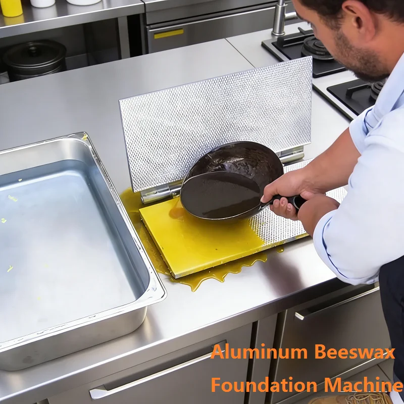 Full Aluminum Beeswax Foundation Machine Beeswax Embossing Mold Machine Printer Wax Comb Embosser Beewaxs Foundation Sheet Mold