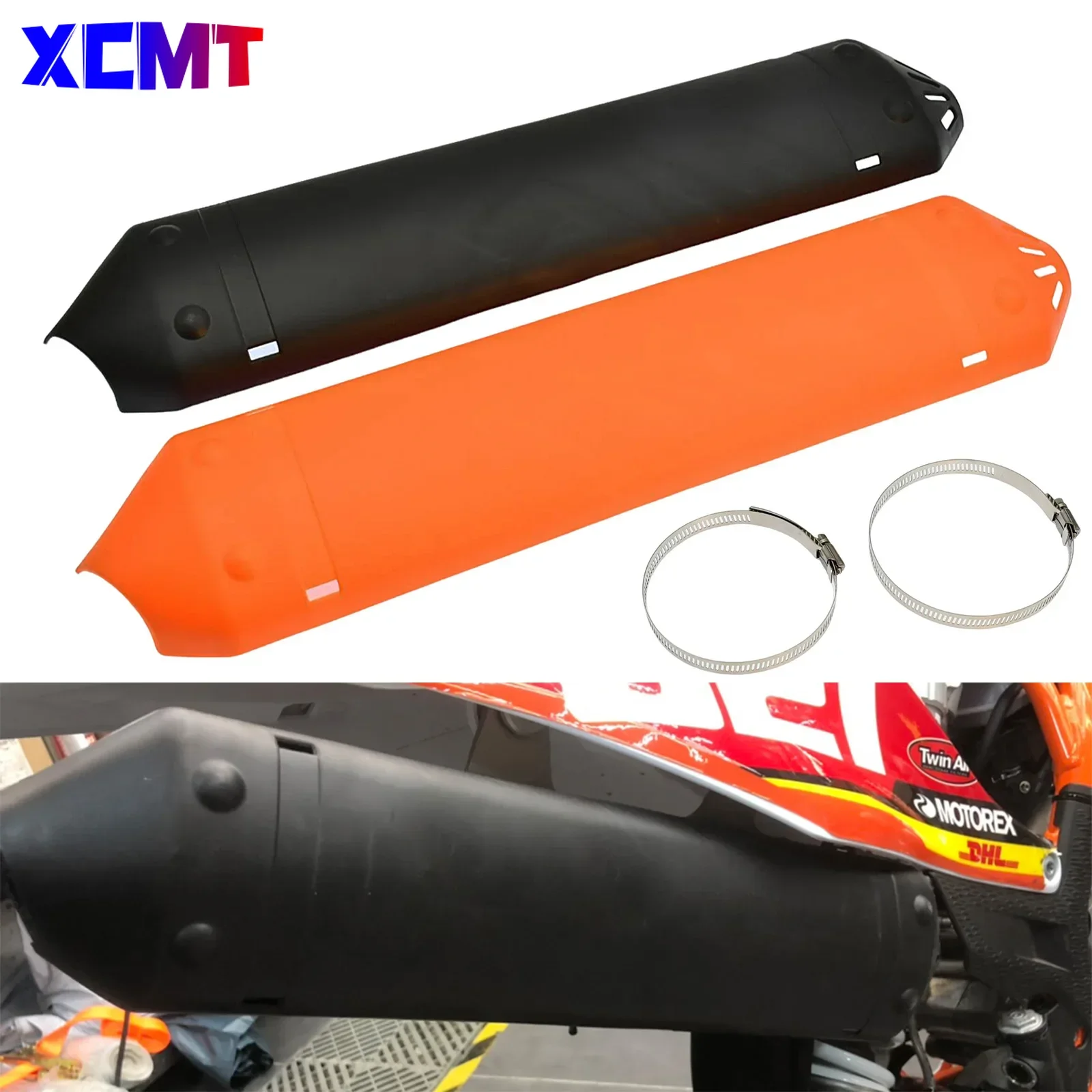 

2024 Motorcycle Heat Shield Exhaust Protective Cover For KTM EXC 250 300 TPI XC XC-W For Husqvarna TE250 TE300 2T 2020 2022 2023