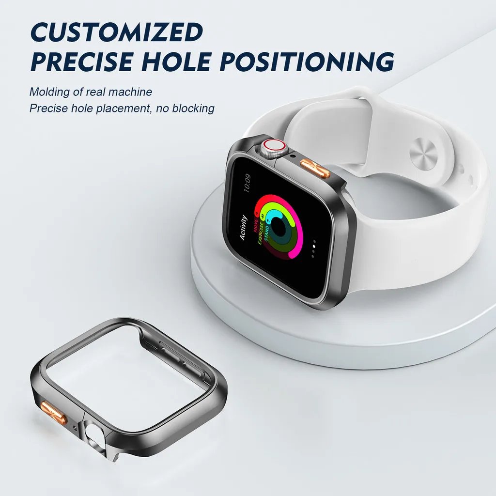 الصلب PC واقية الإطار الوفير غطاء لساعة أبل 42 مللي متر 44 مللي متر 45 مللي متر 46 مللي متر 49 مللي متر Iwatch Series11 10 9 8 7 6 5 4 3 2 1SE الترا