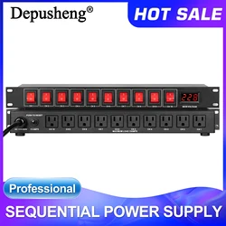10 Channel Depusheng U8 Power Supply Controller Independent Switch Power Sequencer,Audio Digital Protector