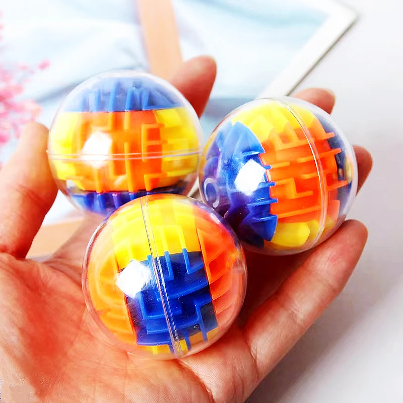 5PC Mini Fun Ball Maze Educational Toys Kids Birthday Party Favors Parent-Child Games Gift Bags Pinata Fillers Boys Girls Prizes