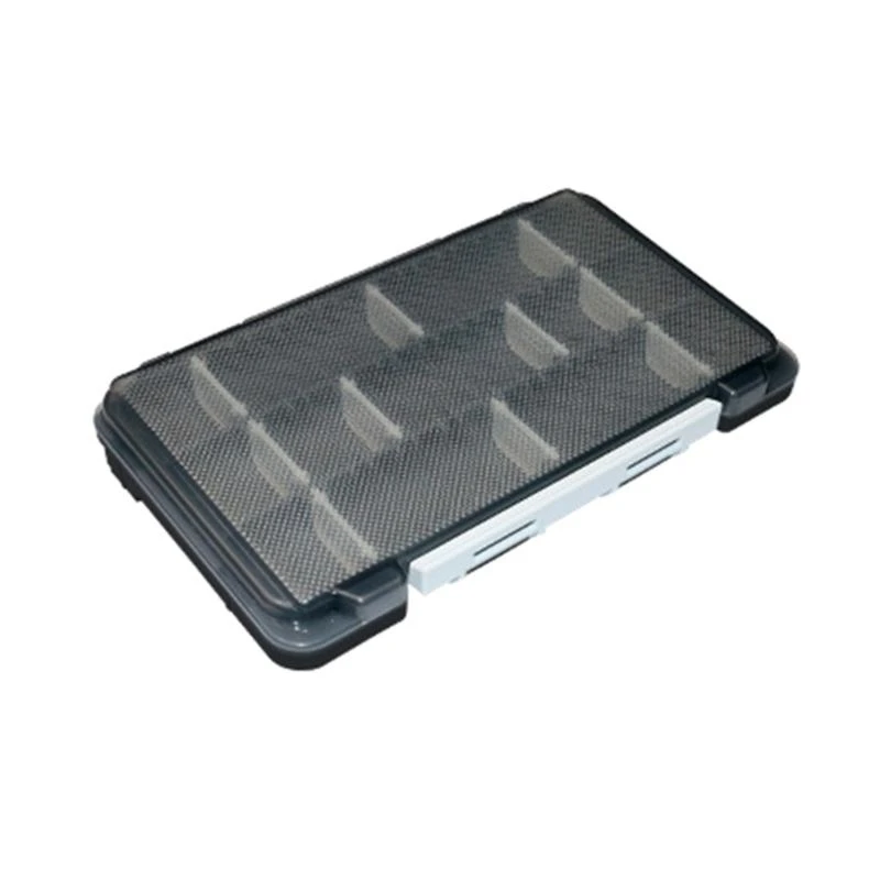 Q39E Clear Fishing Lures Storage Box with Adjustable Dividers Tackles Dividers Boxes