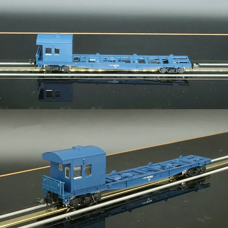 TOMIX N-type 1/160 Train Model 2758 National Railway KOKIFU10000 Flatbed Car Blue Painted Train Toy