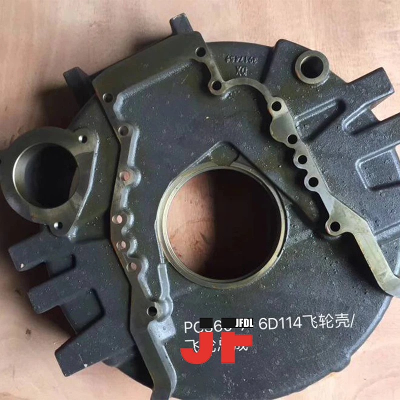 6D114 Engine Parts Flywheel with Housing and Gear Ring 6741-31-4100 6741-21-4110 6741-31-4180 sale