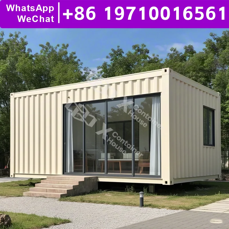 

Temporary Flat Pack House Modular Steel Mobile Villa Prebuilt Dormitory Cost Effective Installation Labor Camp Efficient Space