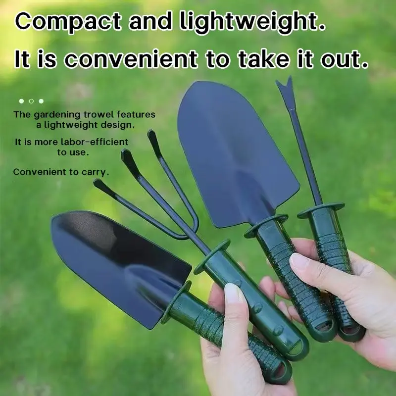 4 - قطعة خضراء - مجموعة أدوات المقبض للحديقة