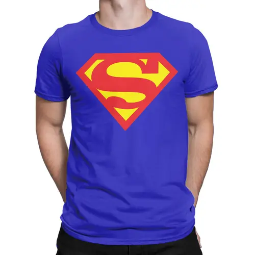 Camiseta con estampado gráfico de Supermans para hombre y mujer, camisetas 100% de algodón, ropa