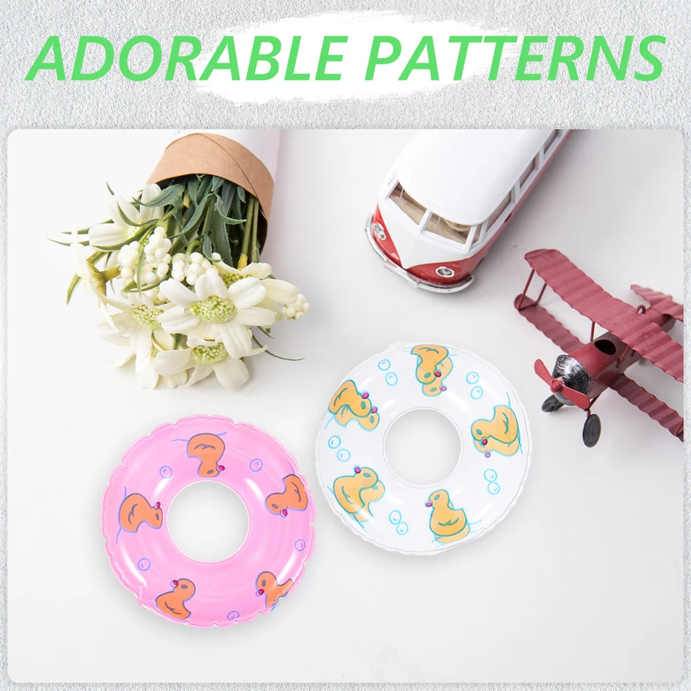 ห่วงยางเป่าลมขนาดเล็ก 60 ชิ้น ห่วงยางลอยน้ำสำหรับสระว่ายน้ำขนาดกะทัดรัด ห่วงยางสำหรับเด็กในอ่างอาบน้ำ ห่วงยางสำหรับเด็ก ห่วงยางสำหรับสระว่ายน้ำเด็ก