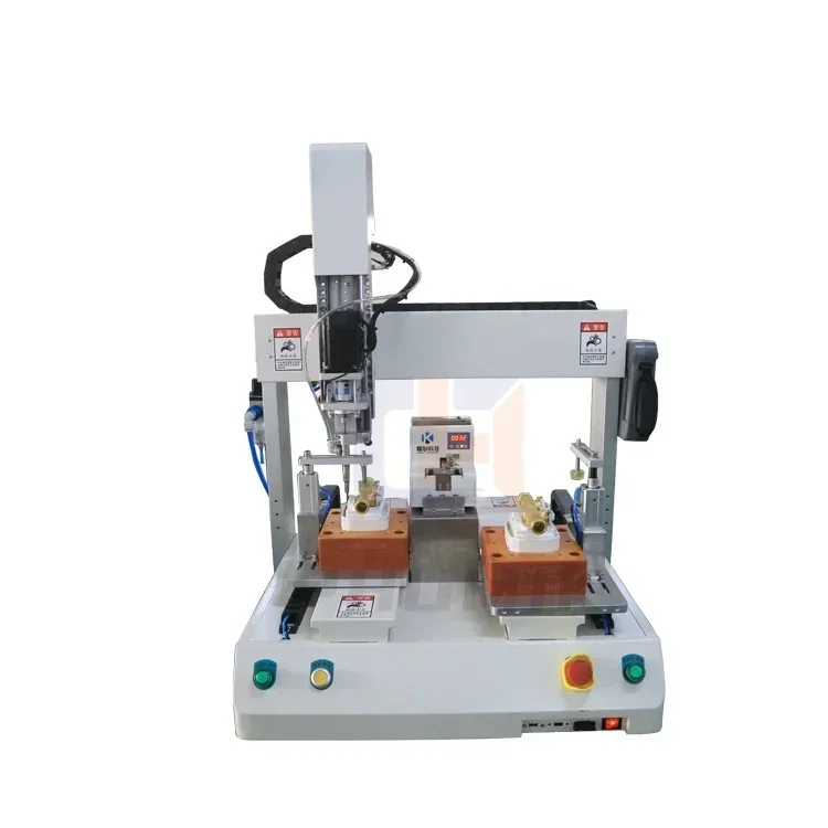 Efficient robot screw fixing machine Automatic desktop adsorption electric screwdriver toy terminal screw locking machine