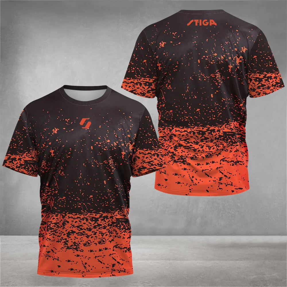 Modisches Herren-T-Shirt für den Sommer, Wettkampf- und Trainings-T-Shirt mit Buchstaben-Aufdruck, bequemes und atmungsaktives Rundhals-T-Shirt für den Freizeit- und Sportbereich im Freien – Detail 6