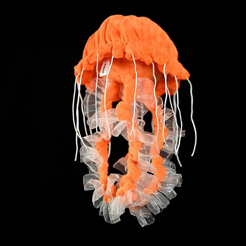 Lifelike Pacific Jellyfish Plush Toy - Realistic Sea Nettle Soft Stuffed Animal Gift for Kids