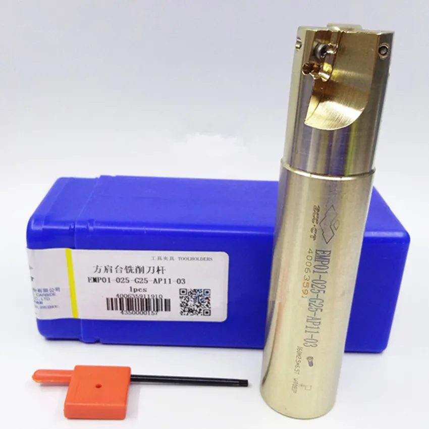 EMP01-025-G25-AP11-03 / EMP01-025-XP25-AP11-03 EMP01-025 EMP01 ZCC.CT 90° Square shoulder milling cutter rod 1PCS/BOX