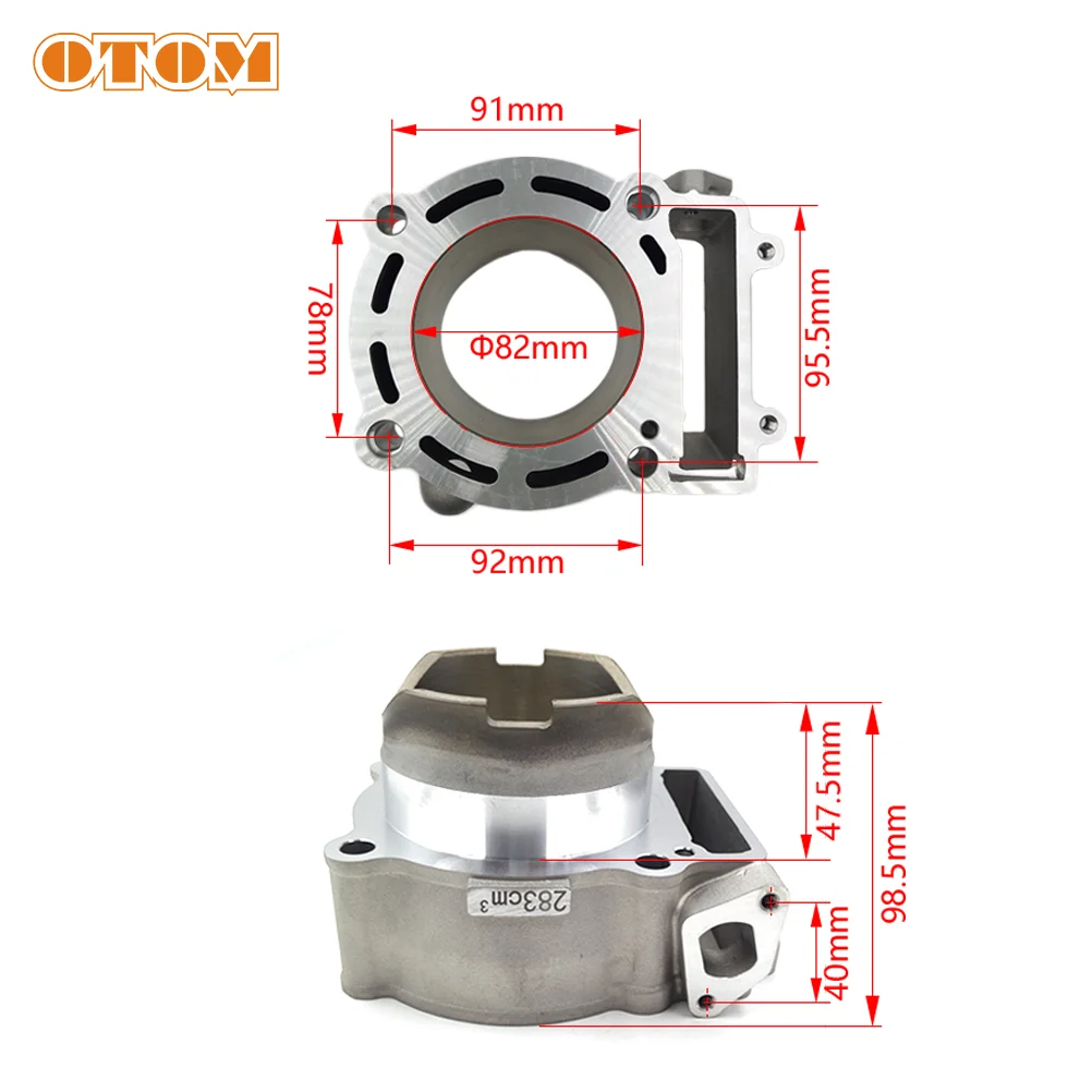 For NC300S 82mm Air Cylinder Block ZONGSHEN ZS182MN Engine Aluminum Alloy Engine Block Moto Accessories