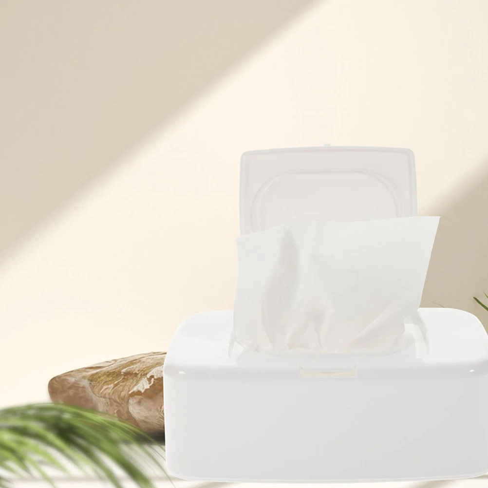 

3pcs Wipes Lid Wipe Container Holder Portable Household Wet Wipes Container Refillable Plastic Lid Holder Bathroom Travel