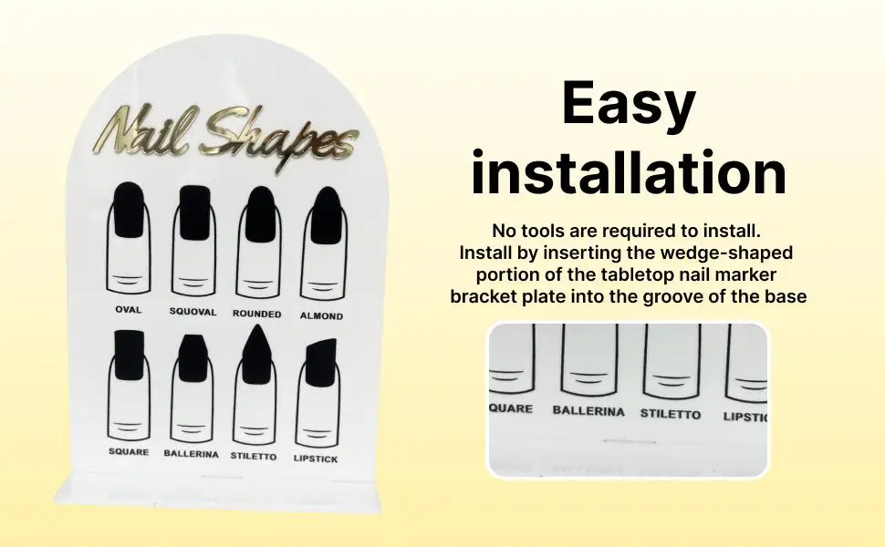 لوحة عرض فنية للأظافر من الأكريليك، حامل طرف أظافر صناعية احترافي، ملحقات أظافر لعرض تزيين صالونات الأظافر #5