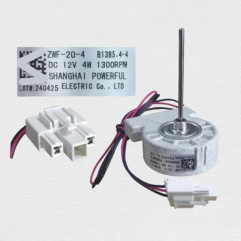 冷凍機用dcファンモーター-zwf-20-4-b-1385-4-4-dc12v-4w-1pc-新品冷蔵庫ファンモーター