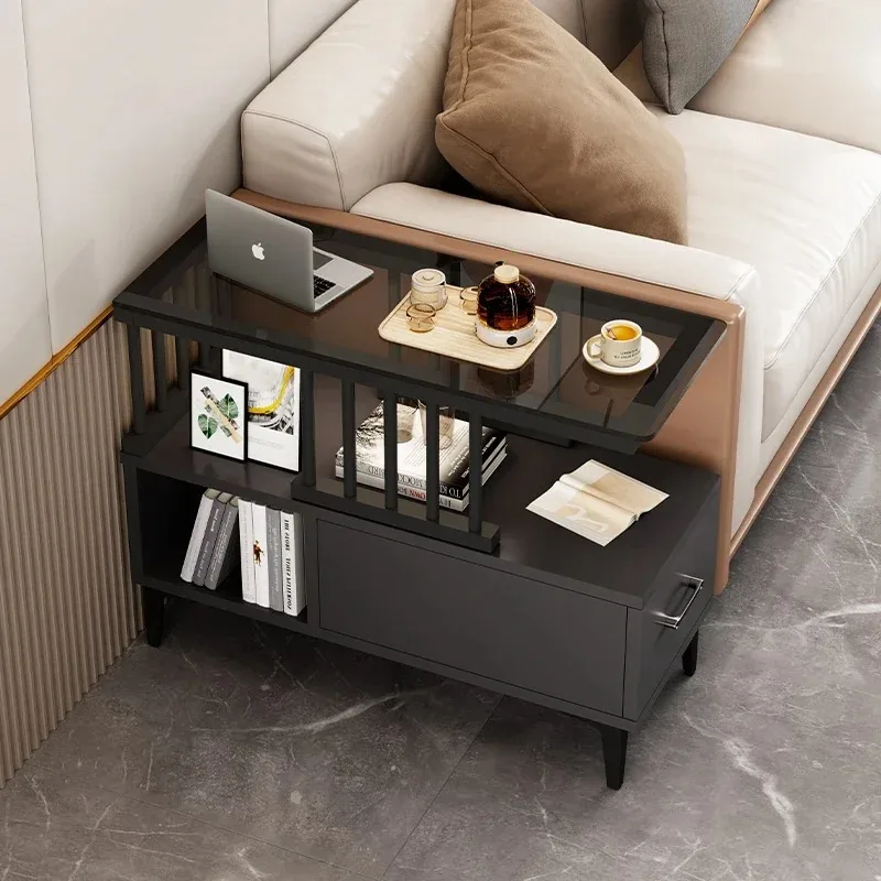 

Simple Storage Side Table Nordic Trendy Delicacy Unique Design Side Table Space Saving Creative Mesas Bajas Trendy Furniture