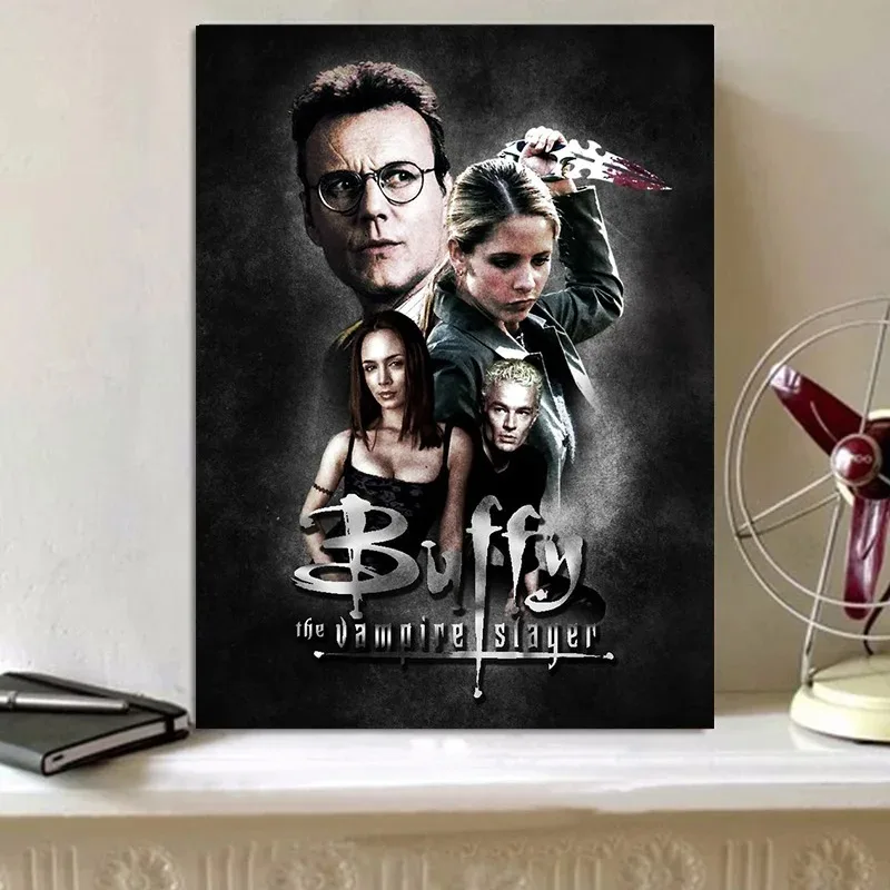 90s Classic TV Show Series Buffy the Vampire Slayer Retro Poster Wall Art Pictures Canvas Painting Home Room Decor