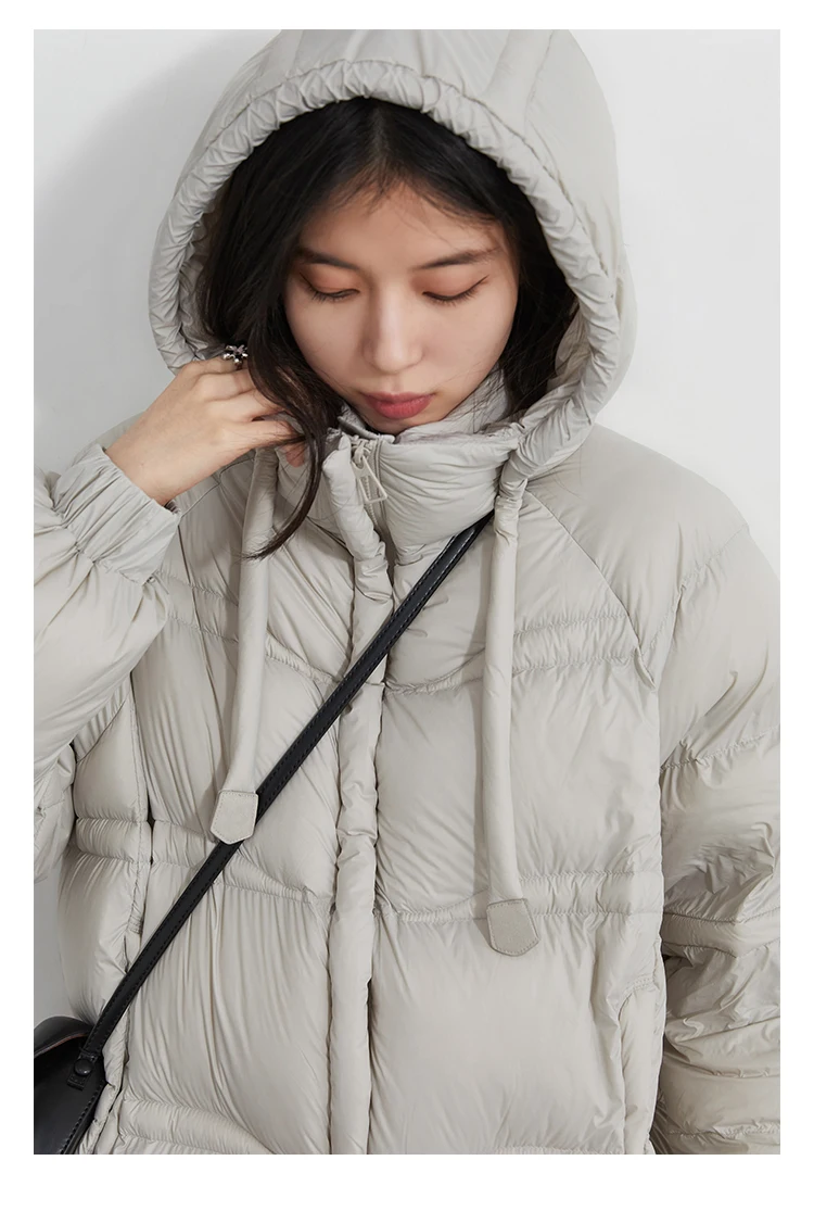 CHIC VEN Women Long Down Coats Solid Loose Casual 95 White Duck Down Jacket Thick Warm Female Outerwear Autumn Winter 2025