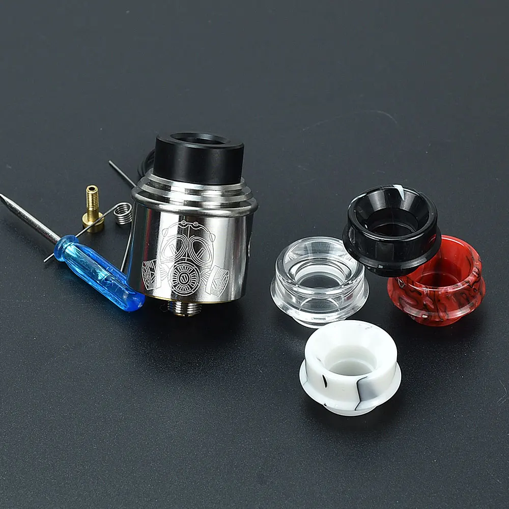 Atomizador de goteo reconstruible Apocalypse GEN 2 RDA, flujo de aire ajustable de 24mm de diámetro con PIN Squonk BF para caja Mod 510