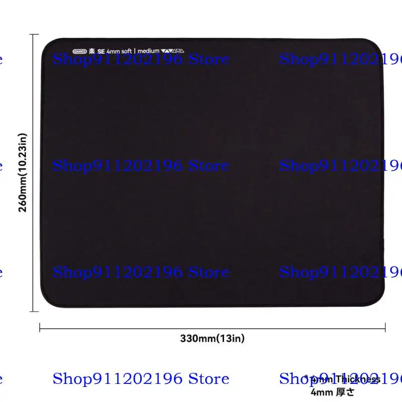 P82A ESPORTS Game MousePad Smooth Surfaces Flexibel Mouse Pad voor Game Moupad Precise Control Water Resistant