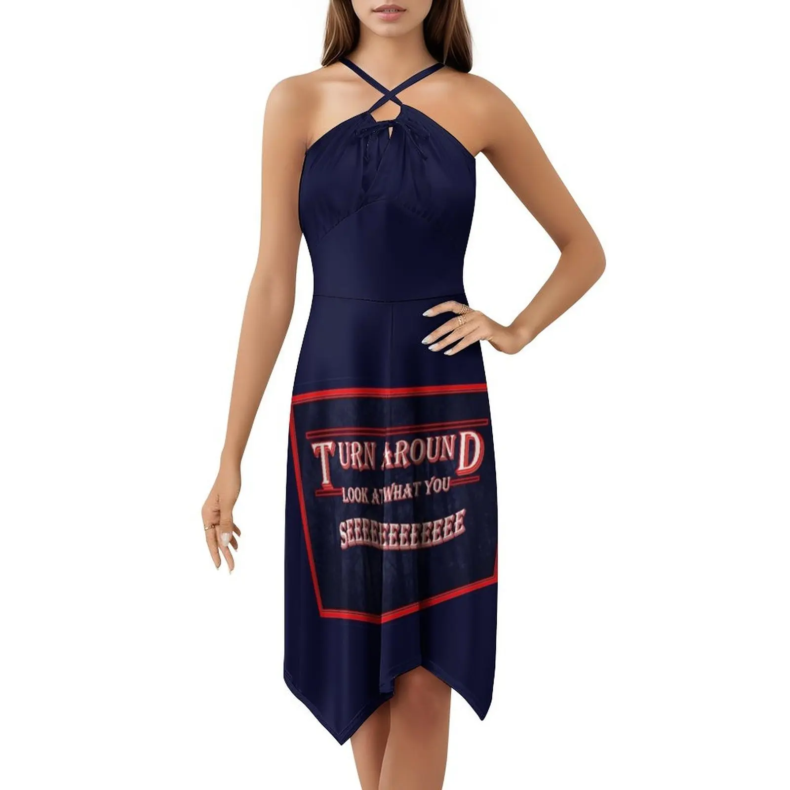 Turn Around Korean Style Dress For Women Elegant Casual Dress For Party Or Daily Wear Never Ending Story Dustin 11 Womens