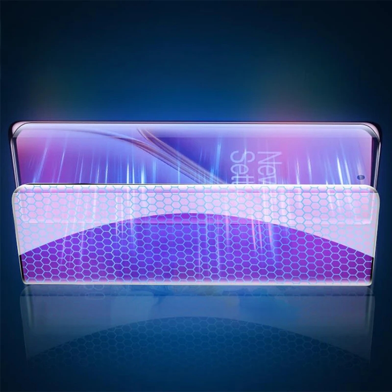 واقي شاشة من الزجاج المقسى المنحني ثلاثي الأبعاد لهاتف OnePlus Ace 3 Pro لهاتف ONEPLUS 1+ Ace3Pro طبقة أمامية واقية شفافة مضادة للأزرق