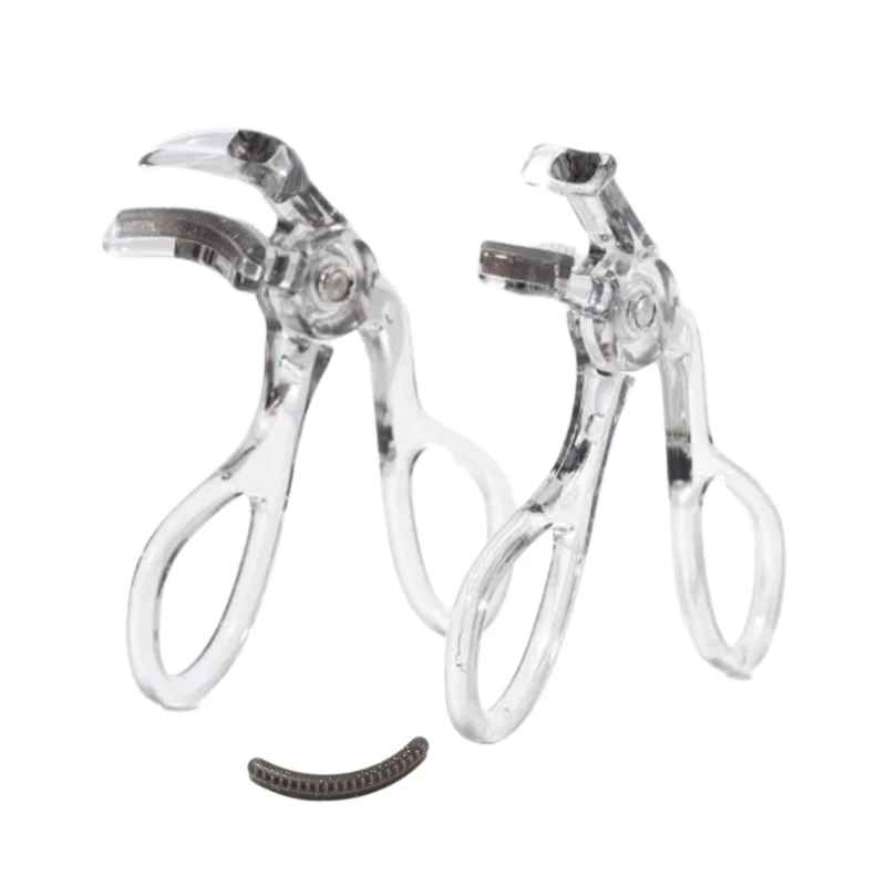 2x Wide-Angles Lash Curler Partial Eyelash Curler with Comb for Makeup Eye Lashes