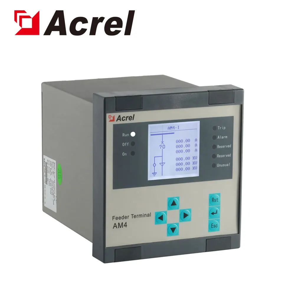 

Acrel AM4 Series Residual Over Under Voltage/Current/Frequency Overload PT Supervision Transformer Protection Relay