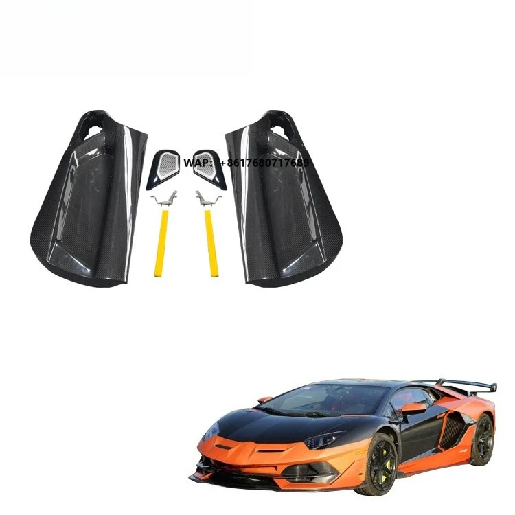BK Tuning Aventador LP700 LP720 SVJ Door Panel Dry Carbon Fiber Inner Door Cover for  Aventador Interior Door Panel
