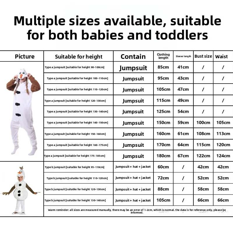 Halloween Schnee Monster Kostüm Cosplay Erwachsene Kinder Leistung Kleidung Damen Schneemann Outfit Tanz Bühne Bekleidung