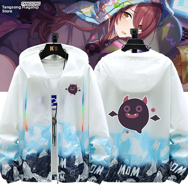 

iny Color Devil Boy Cosplay Sun Protection Jaet ex Outerwear Polyester Nylon Cosite Fiber Breathable Lightweight