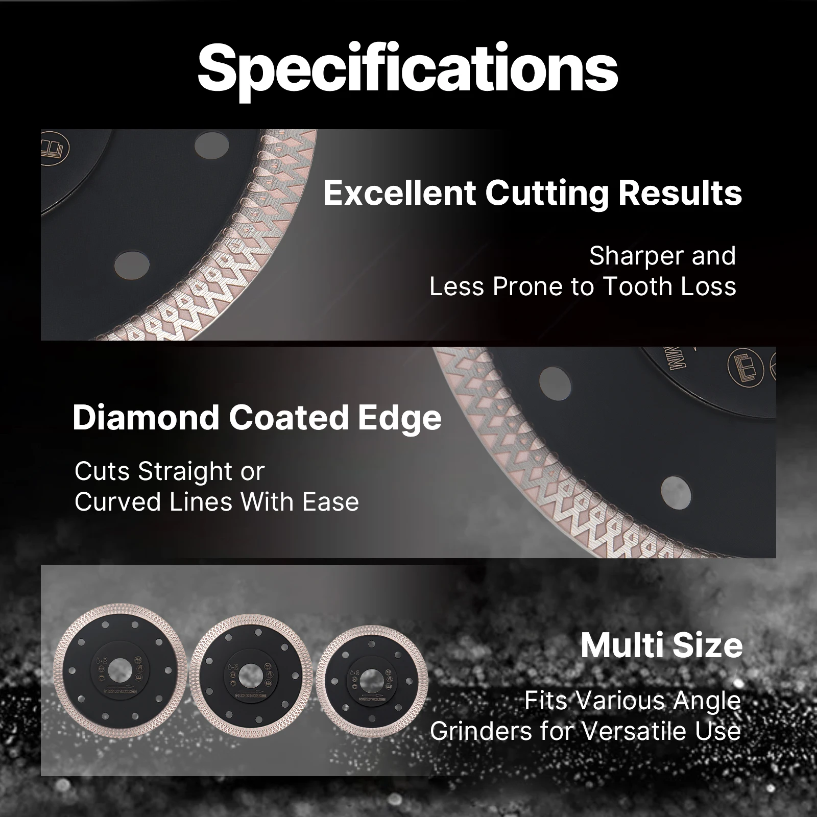 قرص قطع الماس 105/115/125/180/230 مللي متر شبكة توربو الماس شفرة المنشار الخزف السيراميك شفرة تقطيع الرخام لطاحونة الزاوية