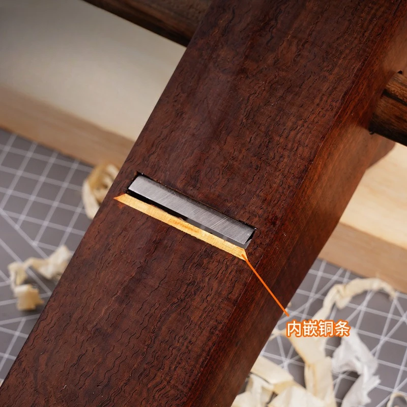 Woodworking Ebony Wood Shavings Multi Specification Handmade Small Planer Convenient Woodworking Tool for Carpenters with Handle
